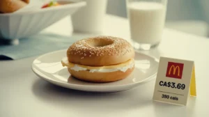 Sesame Bagel with Regular Cream Cheese