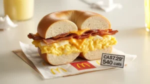 Bacon 'N Egg Bagel with Plain Bagel