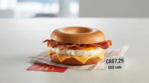 Bacon 'N Egg Bagel with Everything Bagel